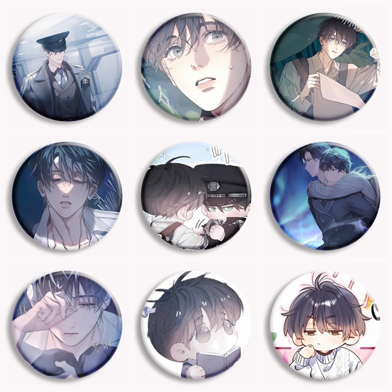Embroidery Reddit - Korean Manhwa Little Mushroom Button Pin