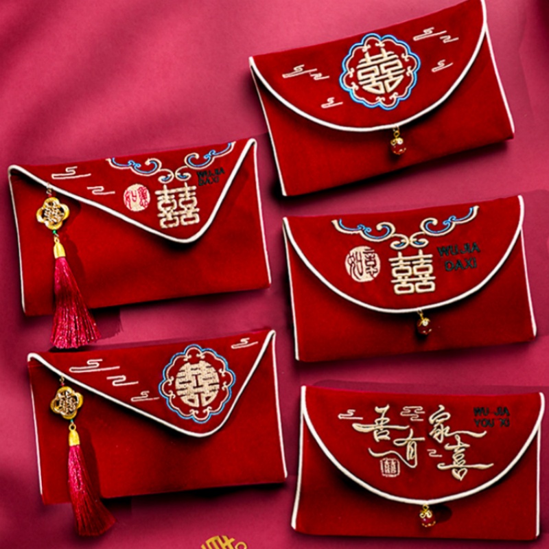 1Pcs Multiple Patterns Wedding - Embroidery Bag 评论和价格