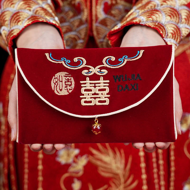 1Pcs Multiple Patterns Wedding - Embroidery Bag 评论和价格