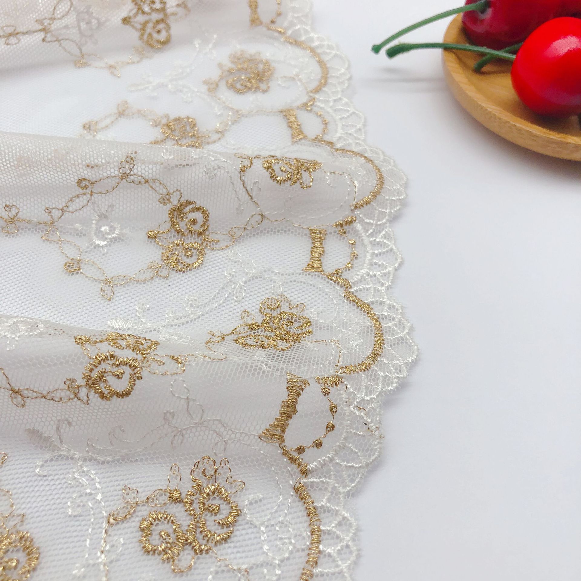 16.2CM Width Mesh Embroidery G - Embroidery Rose 评论和价格