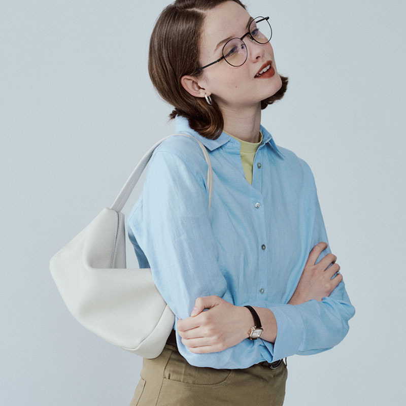 Head Layer Cowhide Armpit Bag  - Embroidery Meaning 评论和价格