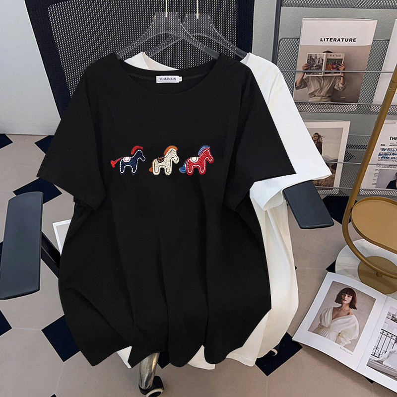 170Kg Plus Size Women's Bust 1 - Embroidery Cotton Shirt 评论和价格