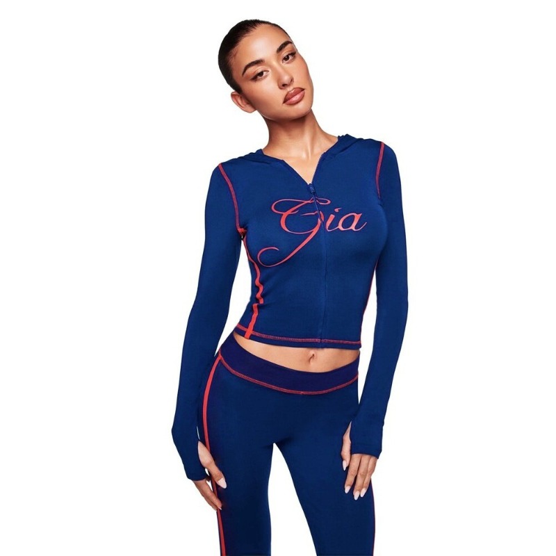 Women Letter‑Print 2‑Piece Tra - Embroidery Online 评论和价格