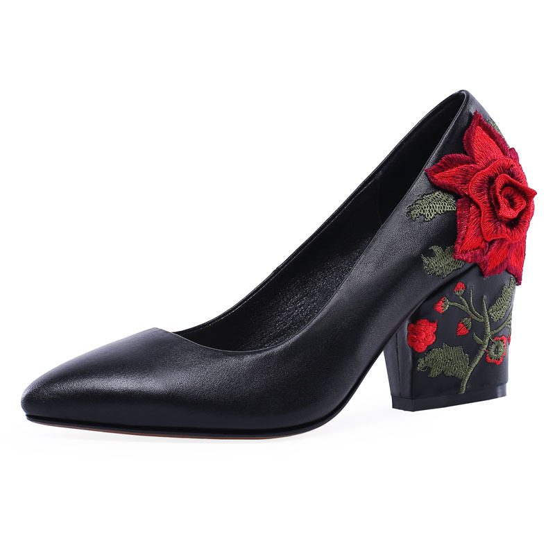 Fashion Yarn Embroidery Red Ro - Embroidery Rose 评论和价格