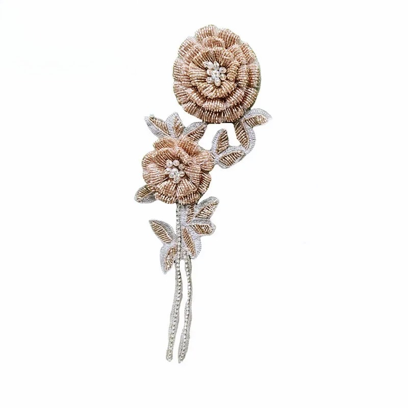 NEW Multicolor Handmade Beaded - Embroidery Rose 评论和价格