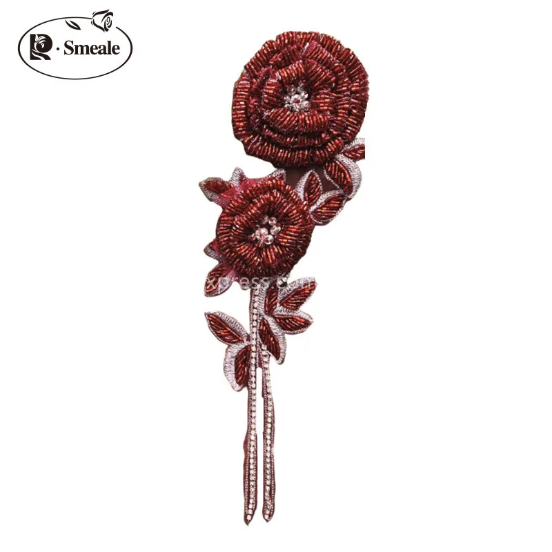 NEW Multicolor Handmade Beaded - Embroidery Rose 评论和价格