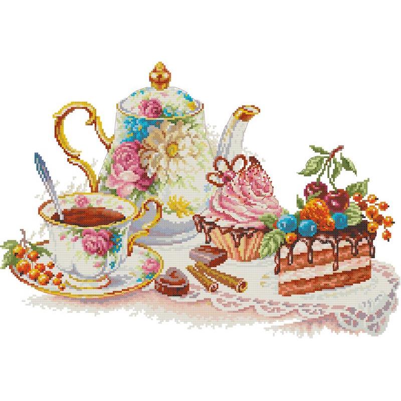 Afternoon Tea Dessert Pattern  - Embroidery Meaning 评论和价格