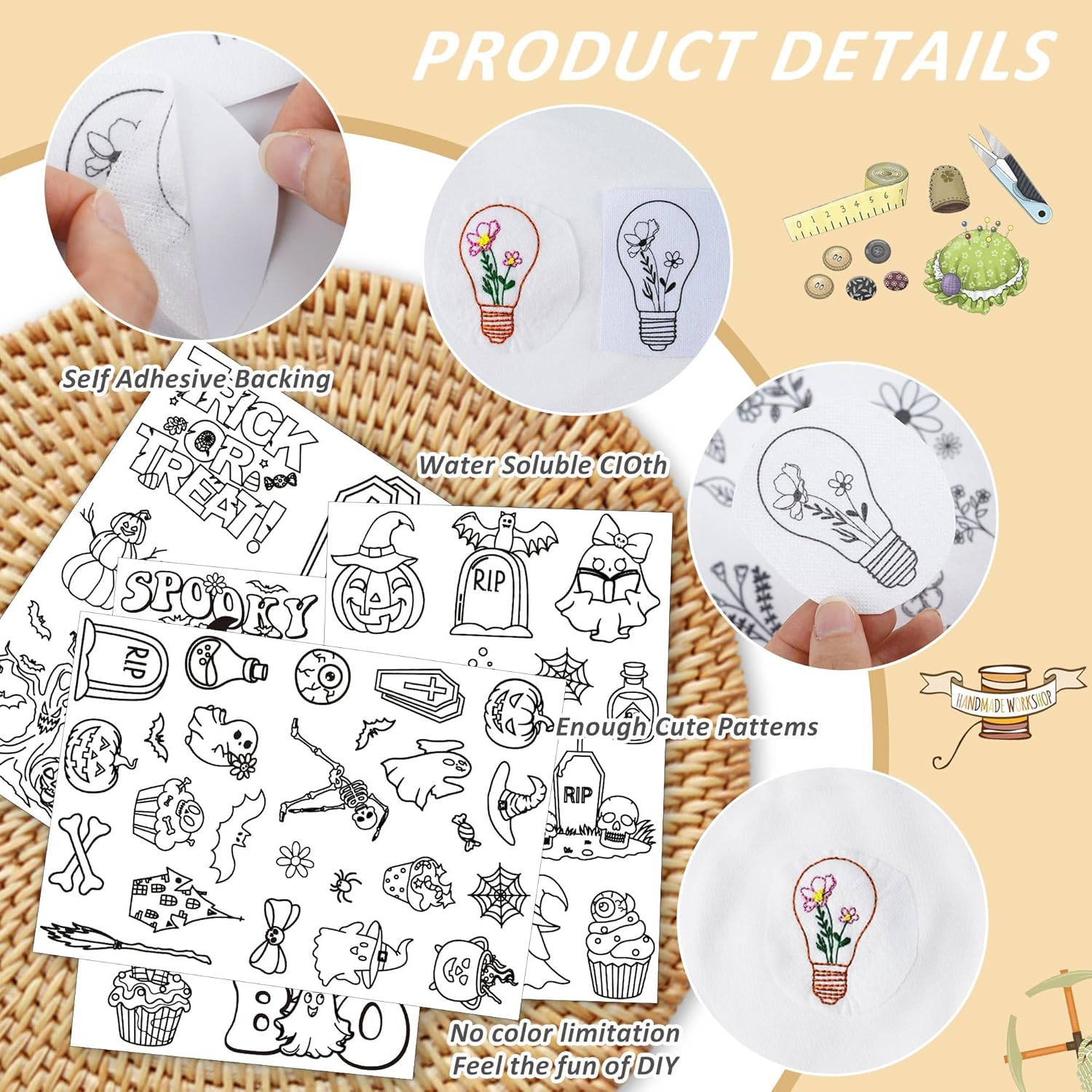 Water Soluble Stabilizer Embro - Embroidery Meaning 评论和价格
