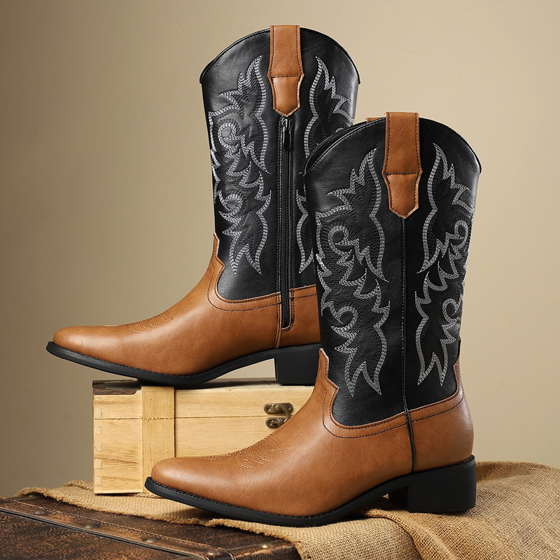 NEW Men High Boots Embroidery  - Embroidery Garments 评论和价格