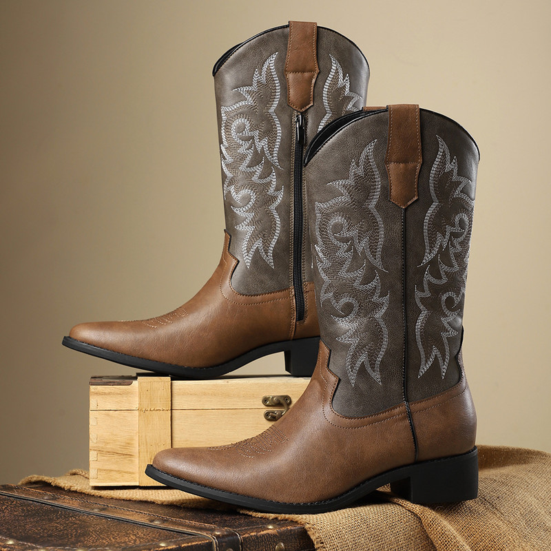 NEW Men High Boots Embroidery  - Embroidery Garments 评论和价格