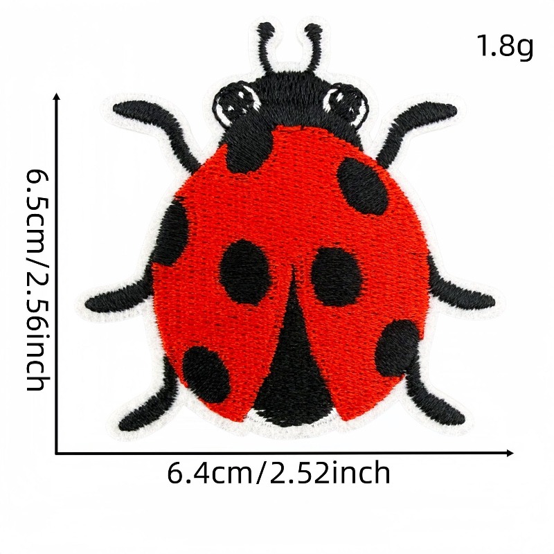 Creative Cute Cartoon Insect S - Embroidery Lady Bug 评论和价格